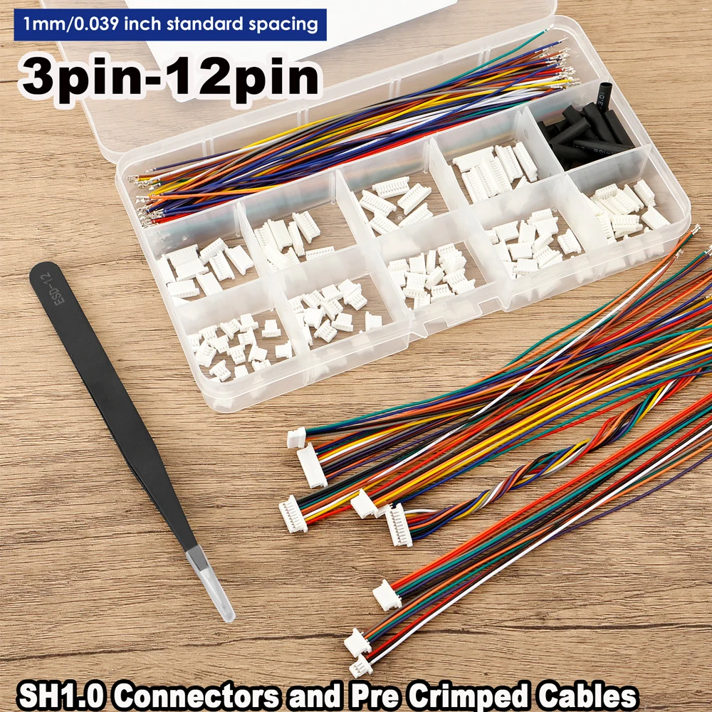 SH1.0mm Connector Kit with 150 - Drone Kit Plug And Play のレビューと価格