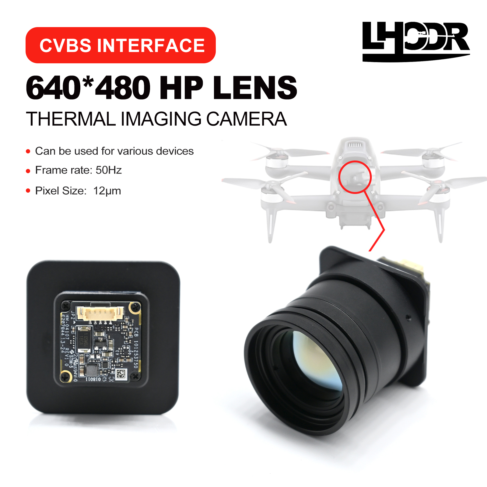 30mm 640x480 pix Drone thermal - Drone Kit Fpv のレビューと価格
