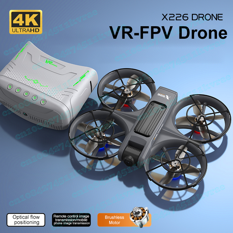 X226 VR FPV Drone 4K HD Dual C - Drone Kit With Camera のレビューと価格
