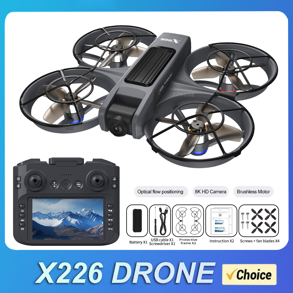 NEW X226 RC Drone 2.4G 5G WIFI - Drone Kit Professional のレビューと価格
