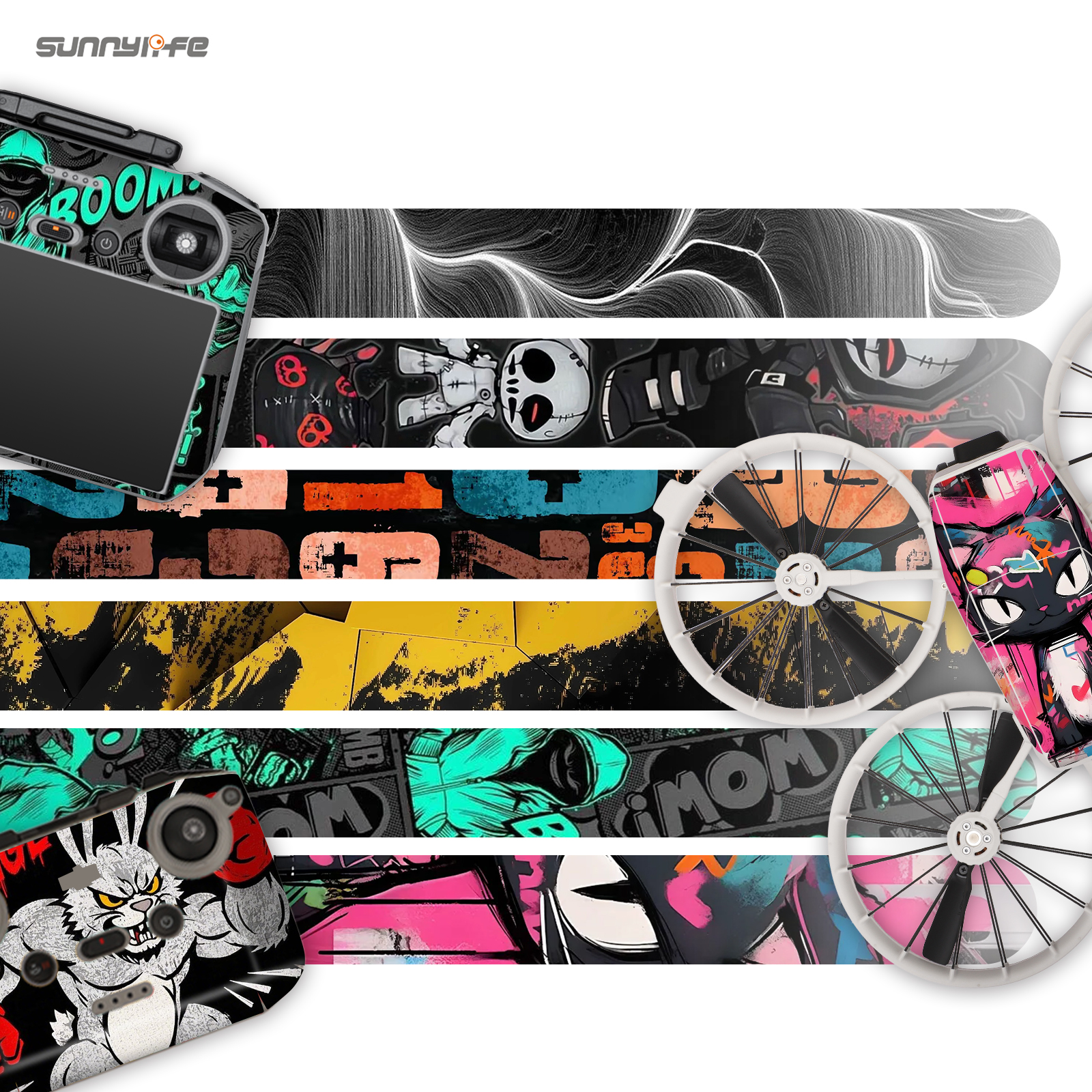 Sunnylife Sticker Kit for DJI  - Drone Kit Waterproof のレビューと価格