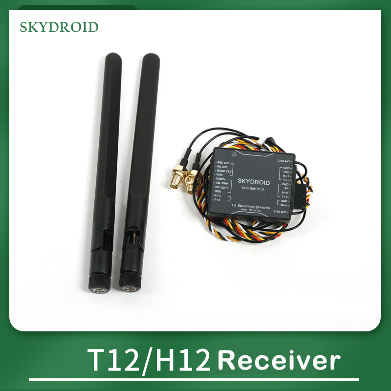 Skydroid H12 T12 Receiver with - Drone Kit Hexacopter のレビューと価格