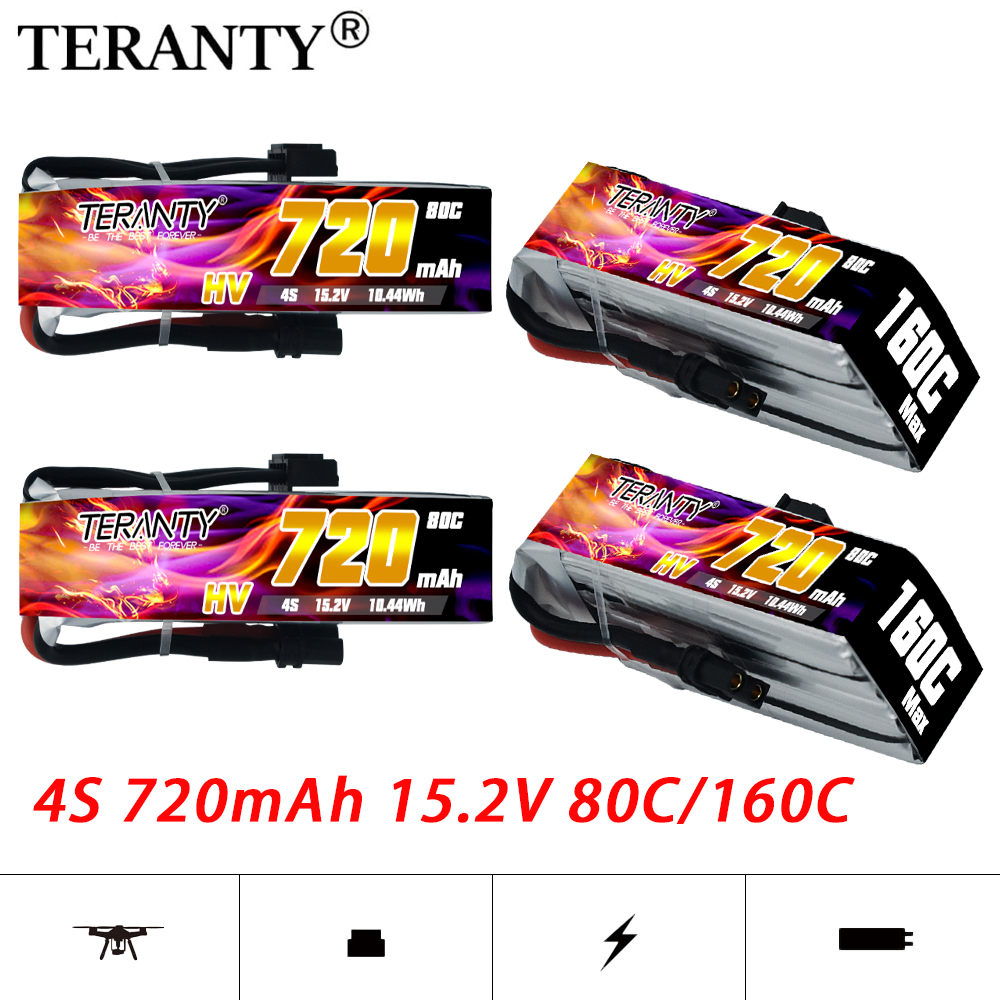 TERANTY 720mAh 4S 15.2V HV Lip - Drone Kit Racing のレビューと価格