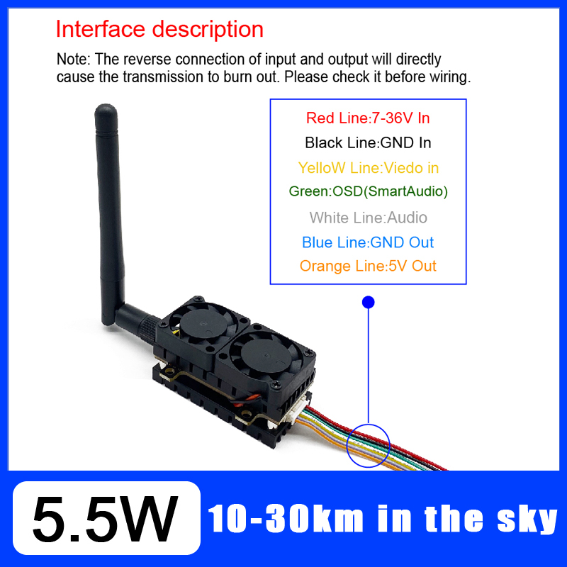 Long Range 5.8GHz 5.5W Video T - Drone Kit Long Range のレビューと価格