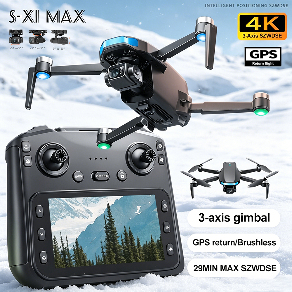 New S-X1 MAX Drone GPS 8K Prof - Drone Kit Professional のレビューと価格