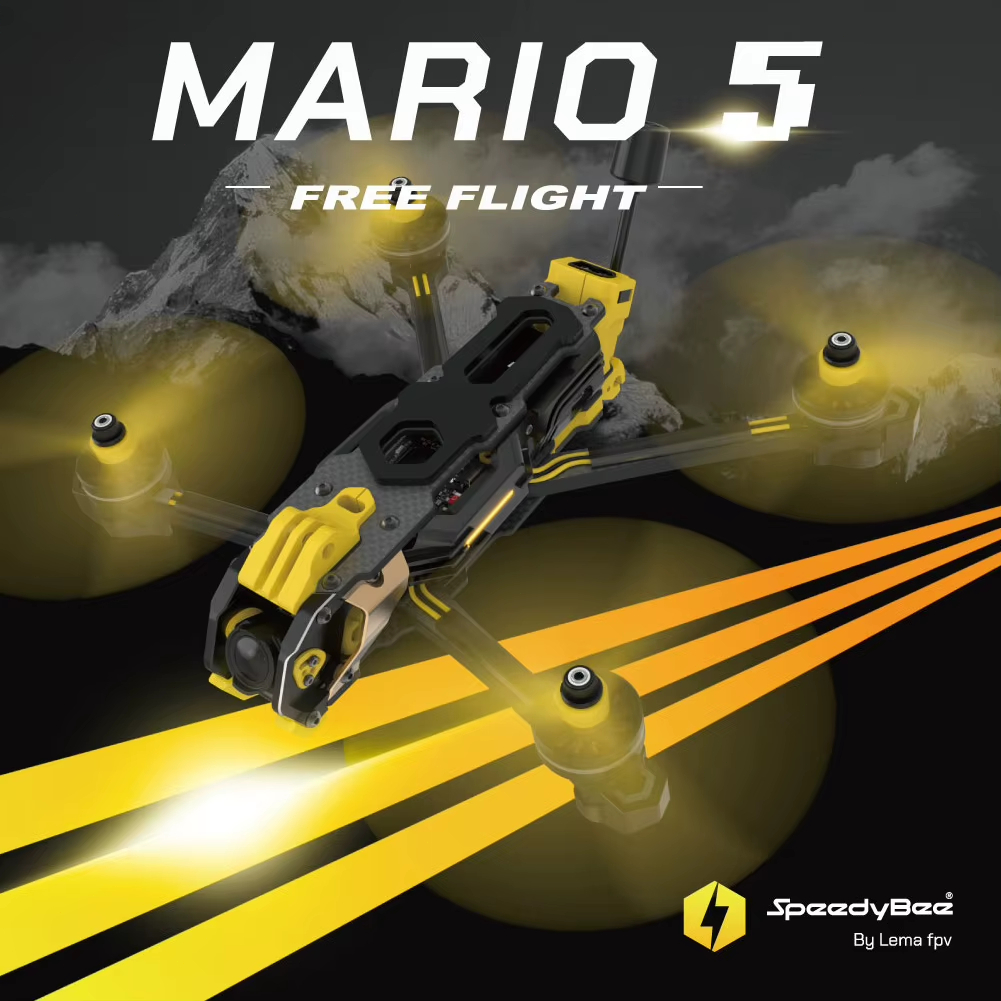 SpeedyBee Mario 5 Frame 5 Inch - Drone Kit Build Yourself のレビューと価格